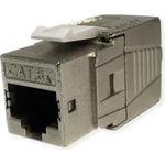 ROLINE Keystone Kat.6A RJ45 STP 180° werkzeuglos GHMT-zertif. (21.17.0327)