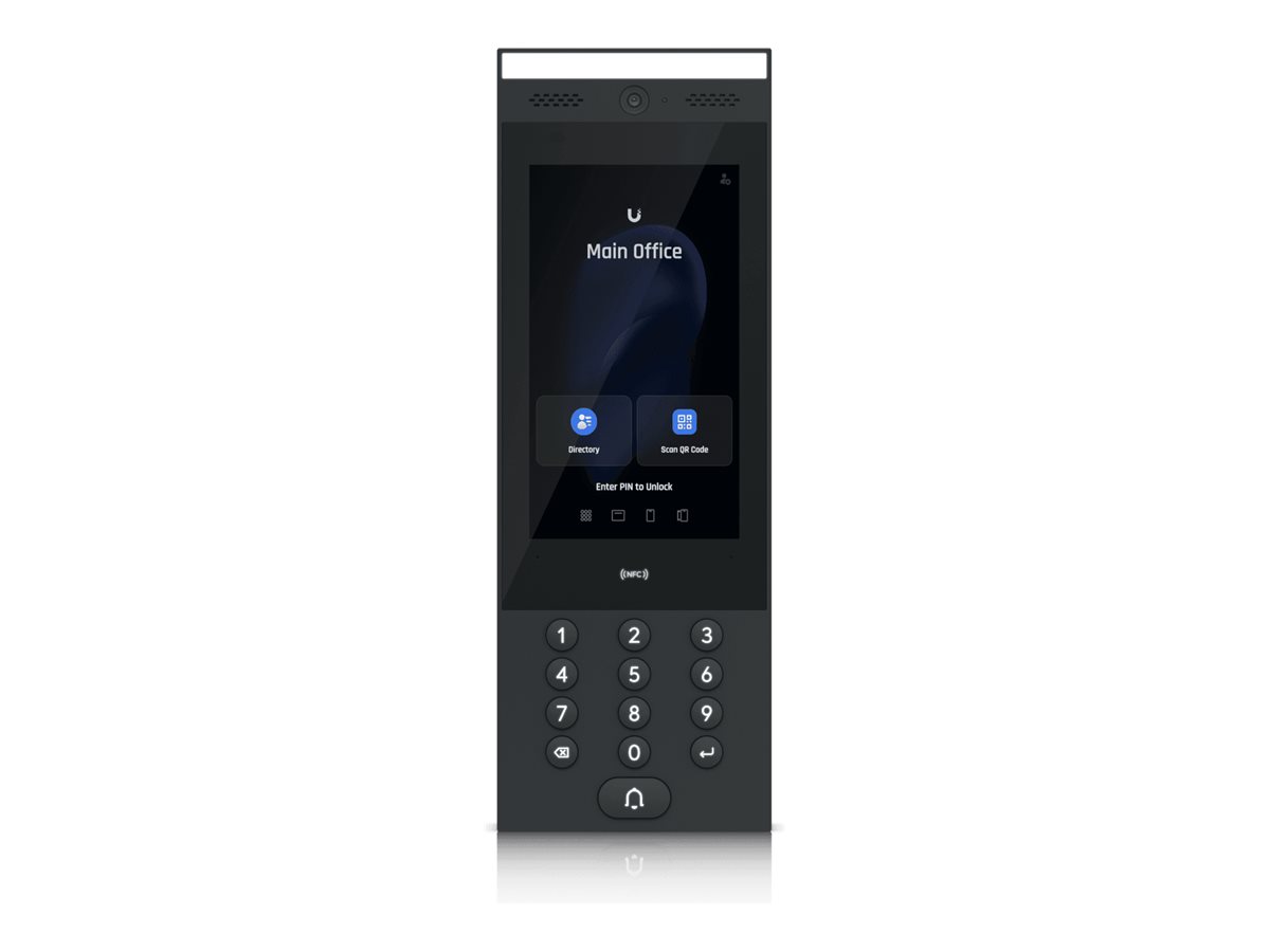 Ubiquiti UniFi Videogegensprechanlage UA-INTERCOM 7" PoE Schwarz