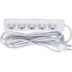 Microconnect GRU0055WDK Verlängerungskabel 5 m 5 AC-Ausgänge Indoor Weiß (GRU0055WDK)