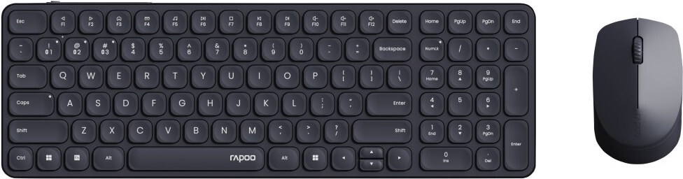 Rapoo 9310M Multi-Mode-Deskset schwarz (226112)