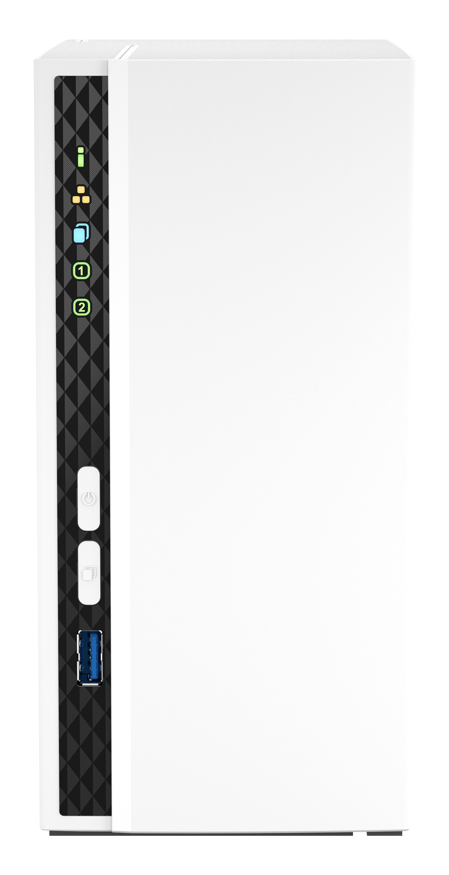 QNAP TS-233 NAS-Server 2-Bay ARM Cortex-A55 Quad-Core 2,0 GHz 2 GB RAM Weiß