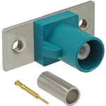 DeLOCK FAKRA Z plug spring pin for crimping 2 prepunched holes (89796)