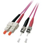 EFB-Elektronik Duplex Jumper SC-ST 50/125µ, OM4, LSZH, erika violett, 3.0mm, 3m Hersteller: EFB Elektronik (O0347.3)