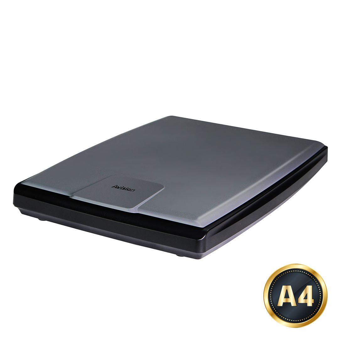 Avision FB25 A4 Flachbettscanner 1200 dpi USB 2.0 Schwarz, Grau