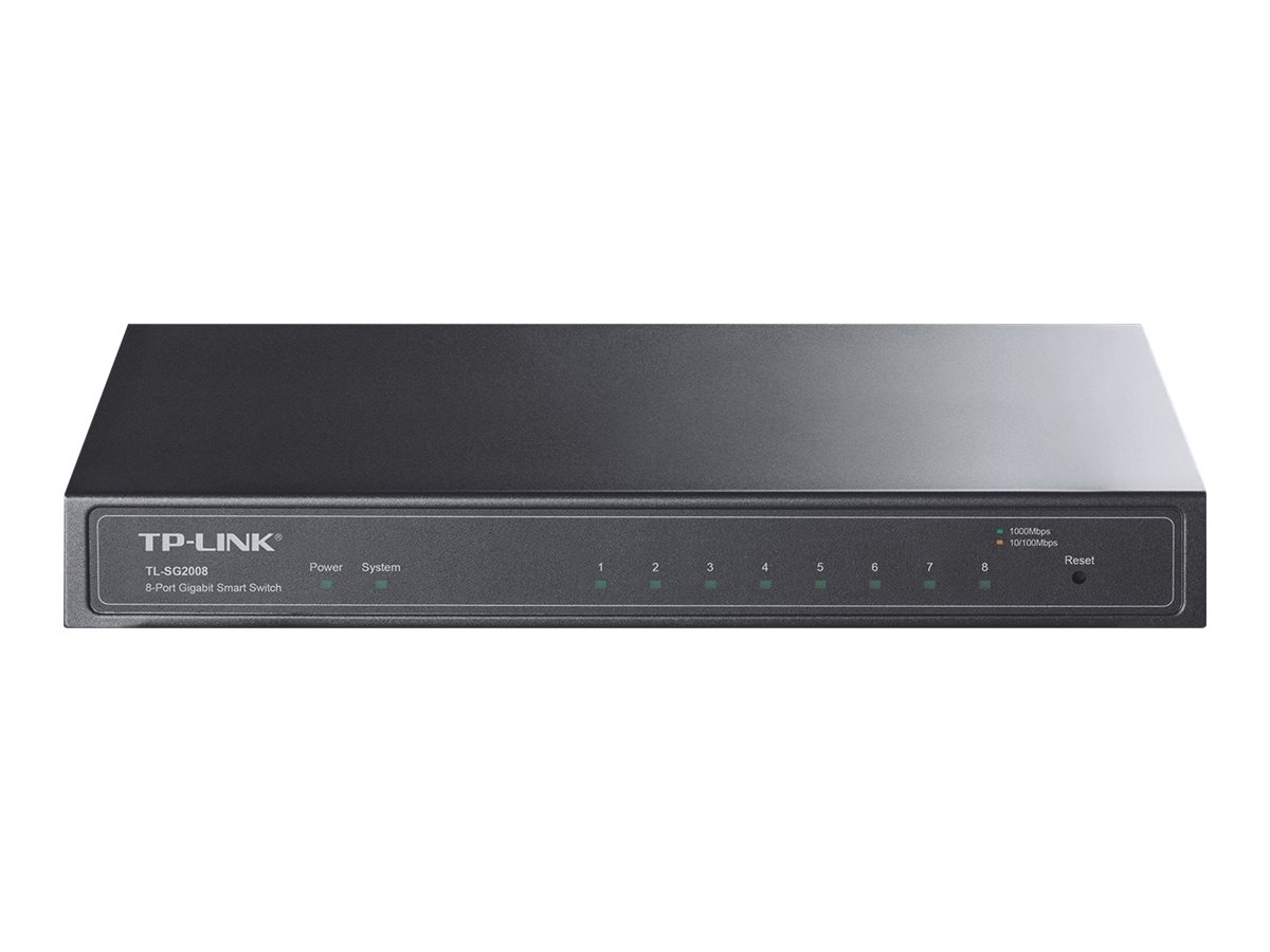 TP-Link JetStream SG2008 8-Port Gigabit Smart Switch Schwarz