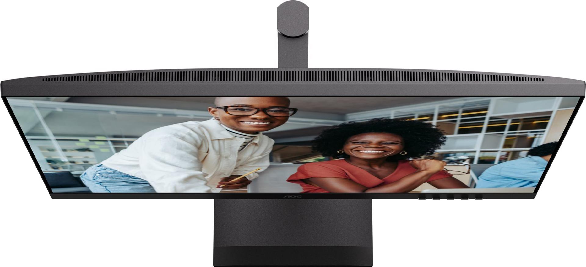 AOC E4 Series LED-Monitor 68,6 cm (27") - 3840 x 2160 4K UHD 2160p @ 60 Hz - IPS 400 cd/m² - 1200:1 - 4 ms - 2xHDMI DisplayPort USB-C Lautsprecher Schwarz (U27E4CV)