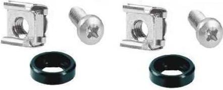 IT-BUDGET Befestigungssatz Käfigmutter für Lochraster (99RAXMOX03)