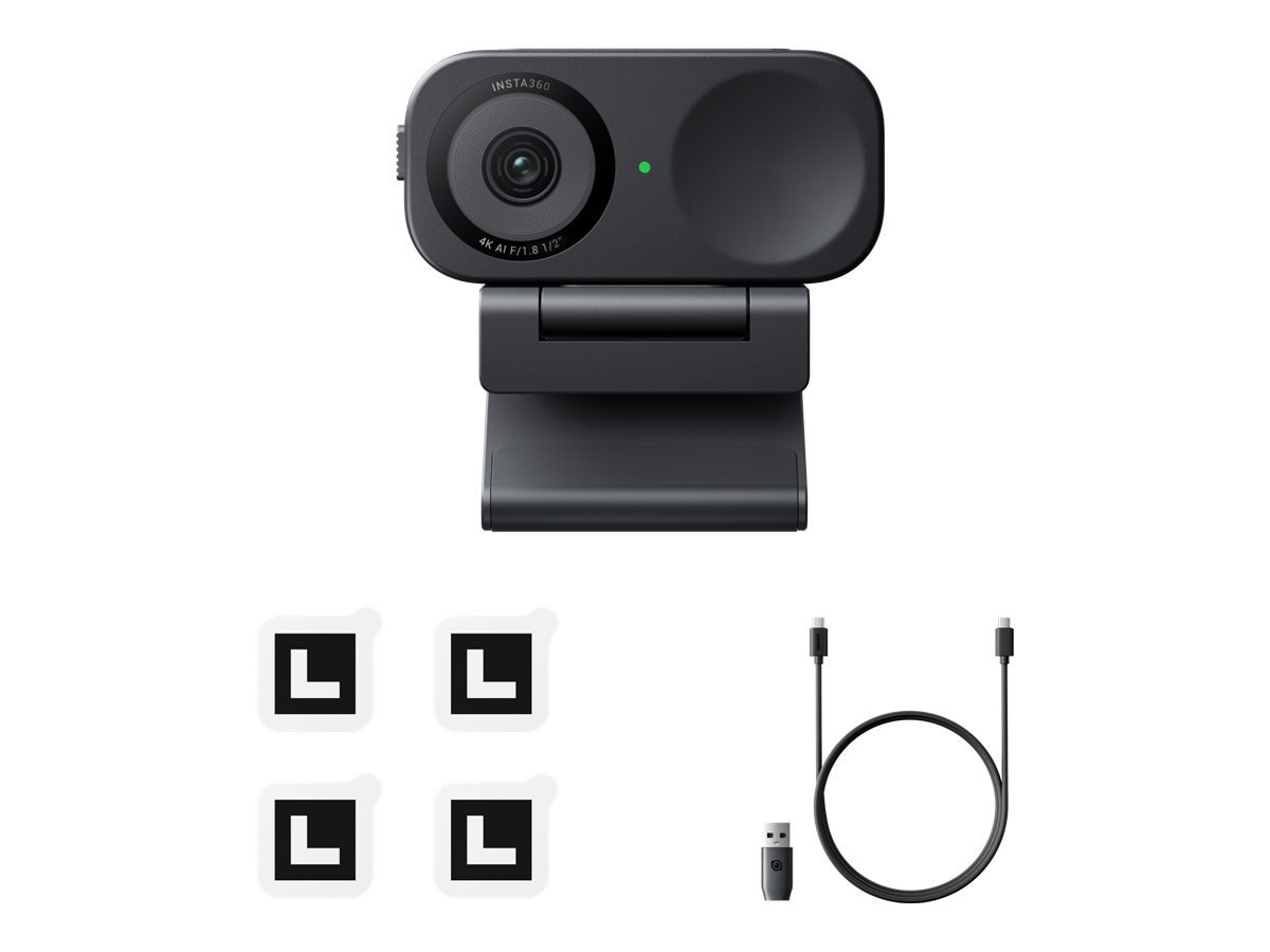 Insta360 Link 2C Webcam 4096 x 2160 Schwarz