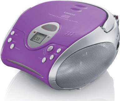 Lenco SCD-24 Portable CD player Violett