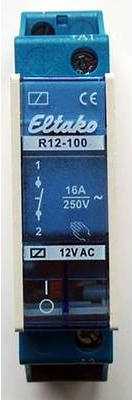 R12-100-12V - Schaltrelais - 1 Schliesser 12V AC (22100011)