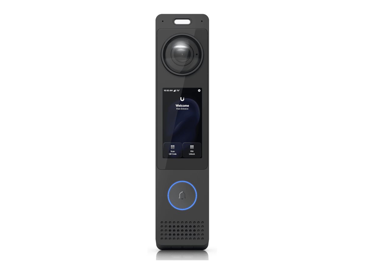 Ubiquiti UniFi G6 Pro Entry Smarte Türklingel mit Kamera, Bluetooth 4.1 LE, NFC, Schwarz