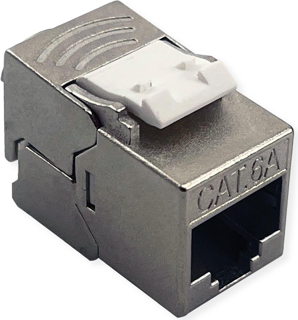 ROLINE Keystone Kat.6A geschirmt werkzeuglos Slim+Kurz (26.11.0391)