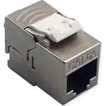 ROLINE Keystone Kat.6A geschirmt werkzeuglos Slim+Kurz (26.11.0391)