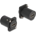 Delock D-Typ Modul HDMI 8K 60Hz Buchse zu Buchse mit Schrauben schwarz (88109)