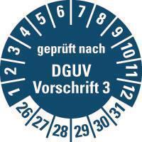 HEIN Industrieschilder HEIN 185695Prüfpl.DGUV3.26-31 bl PF O20mm 500/ROL (185695)