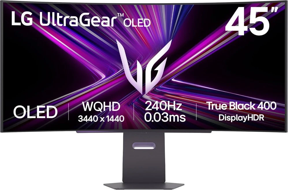 LG UltraGear 45GX900A-B 45" OLED Curved Gaming-Monitor WQHD 240 Hz 0,03 ms (45GX900A-B)