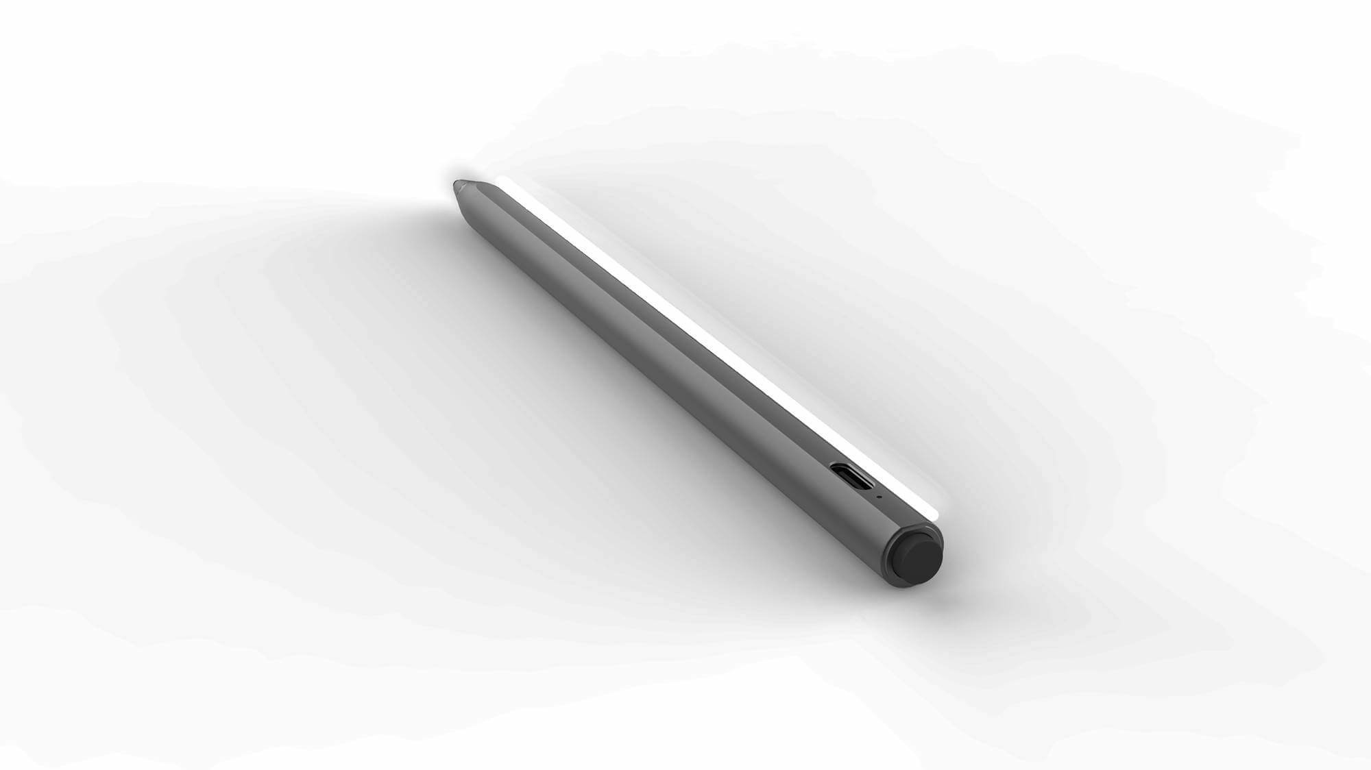 Adonit Neo Duo Aktiver Stylus für Apple Wiederaufladbar Graphite Black