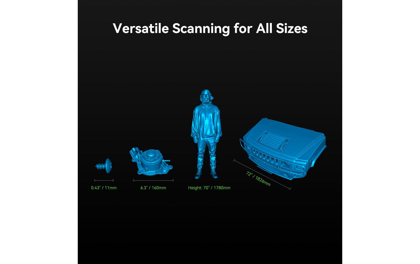 Creality CR-Scan Raptor Schwarz