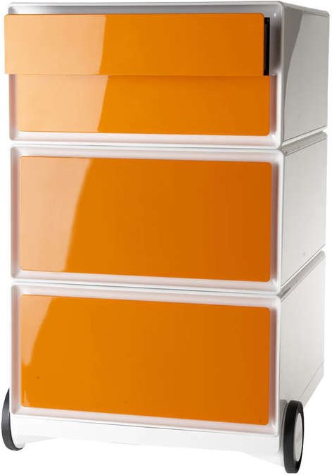 ROLLCONTAINER 4 SCHÜBE ORANGE (EBGHPH.05)