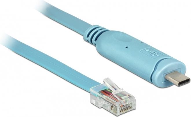 DeLOCK Kabel seriell USB-C M bis RJ-45 M 3,0m 63914