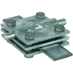 Dehn + Soehne Kreuzstück 321045 mit Zwischenplatte St/tZn (321045)