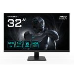 GigaByte GS32QA Gaming Monitor 80 cm (31,5 Zoll) schwarz - QHD, SS IPS, 1 ms, 180 Hz, HDMI, DisplayPort [Energieklasse G] (GS32QA)