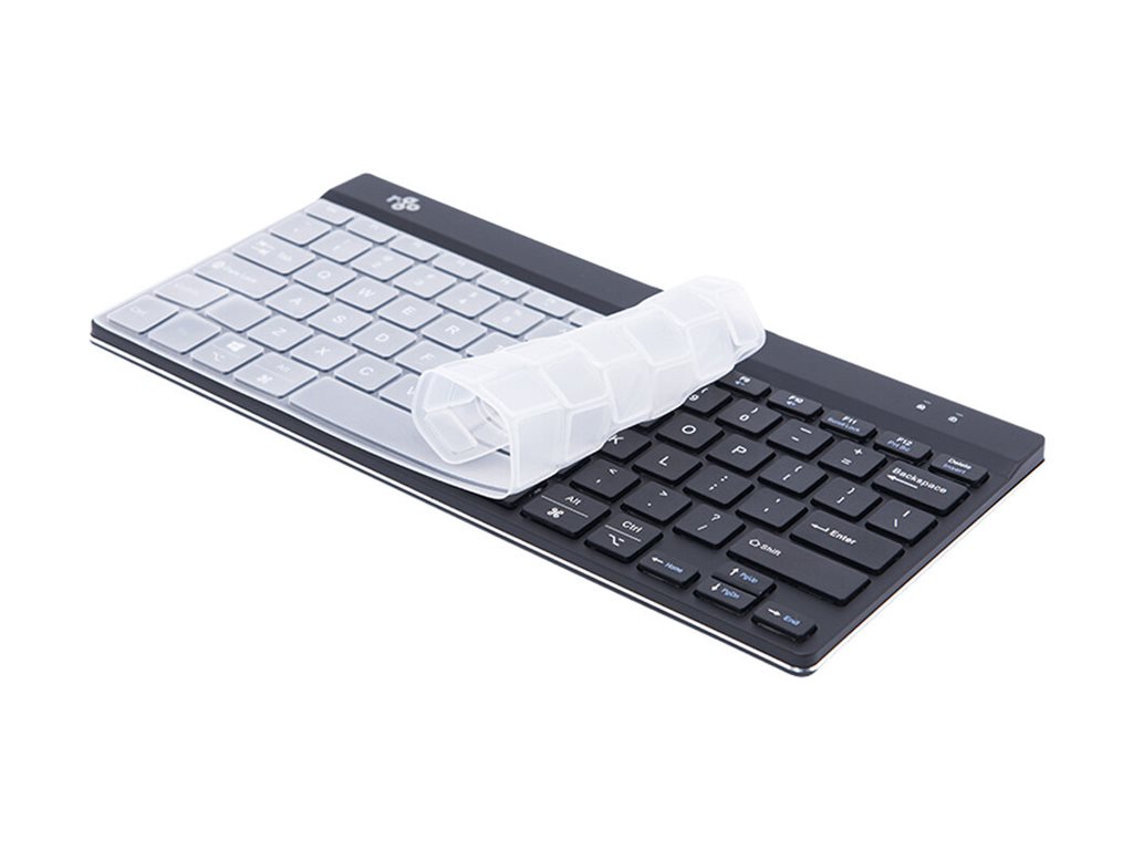 R-Go Hygienische Tastatur-Hülle (US) für R-Go Compact Break Tastatur-Abdeckung Durchsichtig