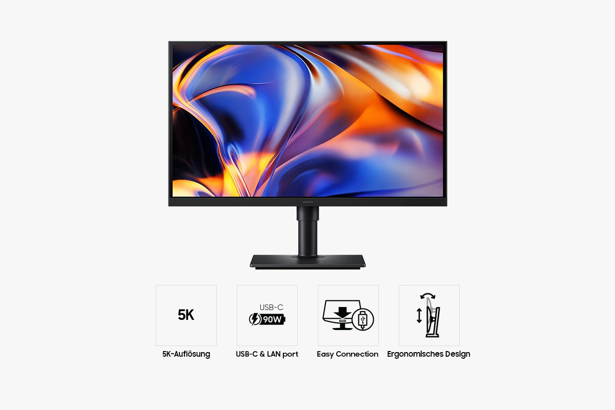 Samsung ViewFinity S8 S80HF 27" 5120 x 2880 Schwarz