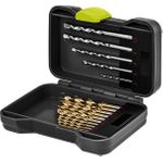 Goobay Metall- und Steinbohrer-Set 17-tlg. - flexibles Werkzeug-Set in robuster (77848)