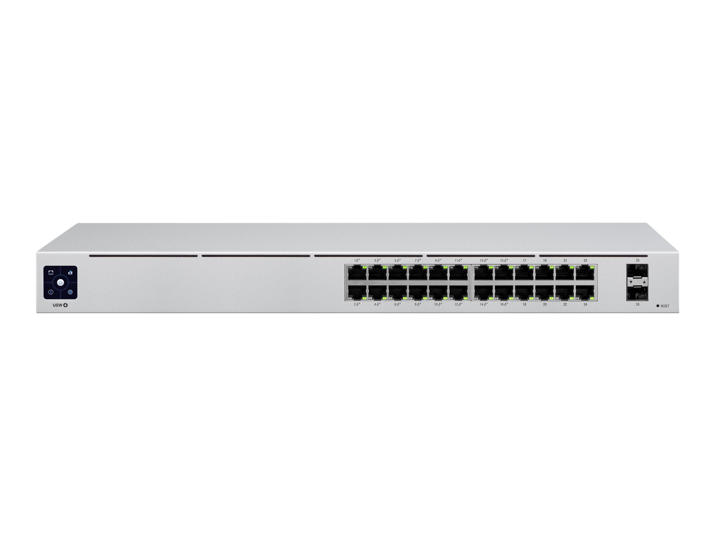 Ubiquiti UniFi Switch USW-24-POE 24-Port Managed Gigabit PoE+ Switch Weiß