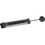 Bachmann CONNECTUS 6xCEE7/3 1xFerntaster 2.0m CEE7/7 Grau (BM005907)