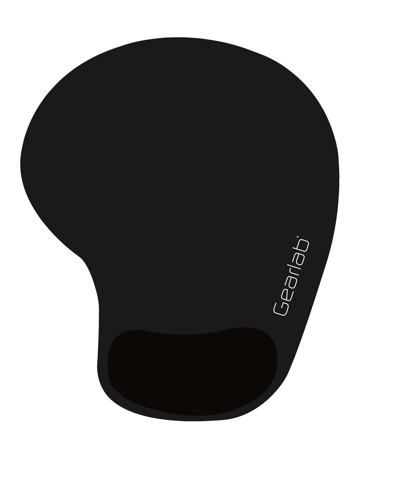 Gearlab eSTUFF Ergonomisches Mauspad mit Gel-Handgelenkauflage 19 x 23 cm Schwarz