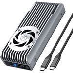 GrauGear externes Gehäuse M.2 NVMe mit Lüfter 20Gbit (G-M206-20G-F)
