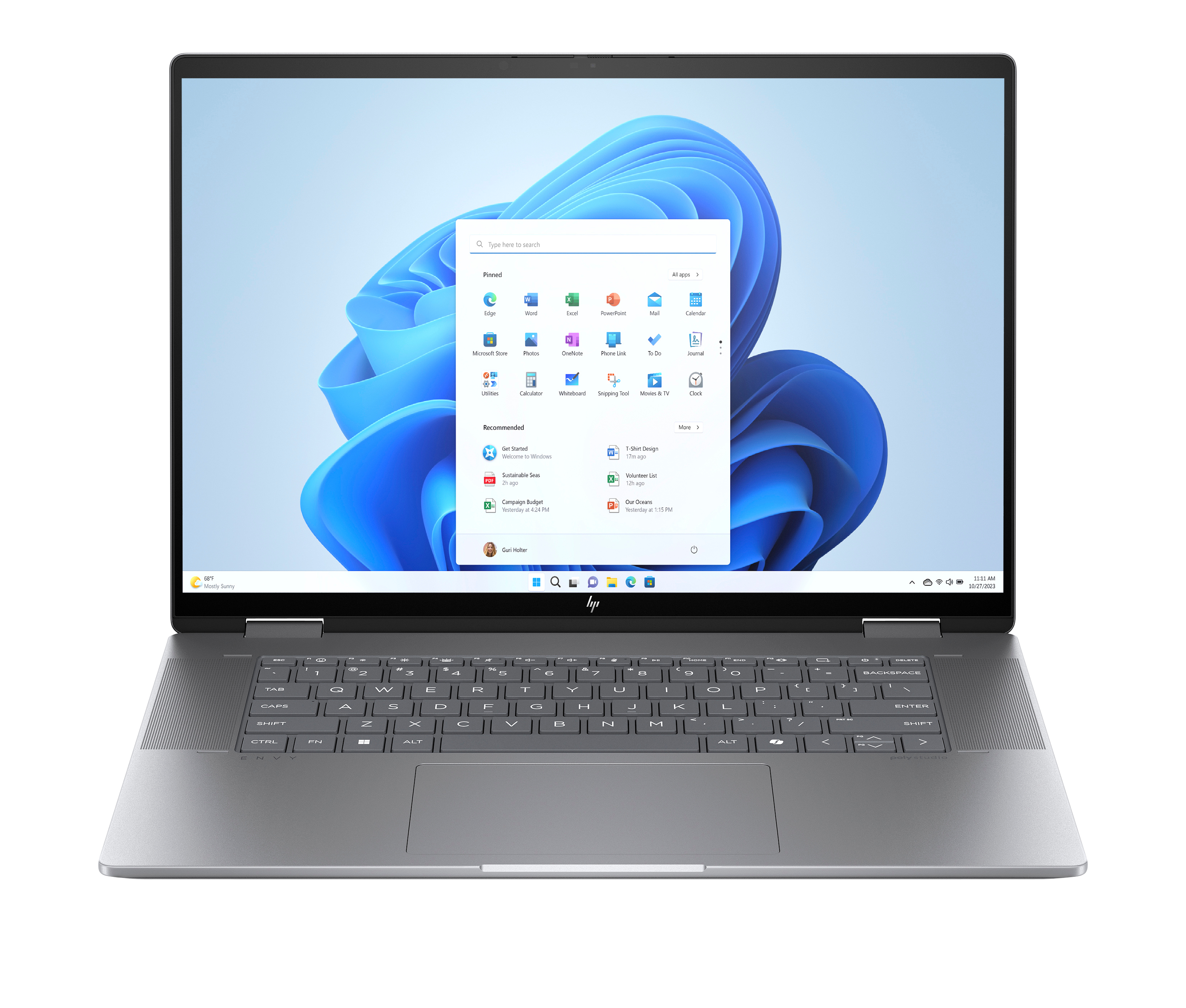 HP ENVY x360 16-ad0177ng 16" 2.8K OLED Touch AMD Ryzen 7 8840HS 16 GB RAM 1 TB SSD Silber