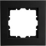 KOPP 406850007 Abdeckrahmen 1-fach HK07 PURE (86 x 86 x 9,5 mm | IP20 | Klemmbefestigung) (406850007)