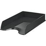 Esselte Briefablage Fusion, DIN A4, schwarz aus Polystyrol, stapelbar - 10 Stück (623692)