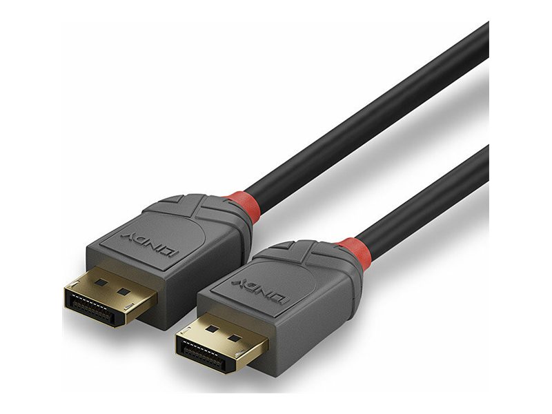 Lindy Anthra Line DisplayPort 1.2 Kabel 5 m Schwarz