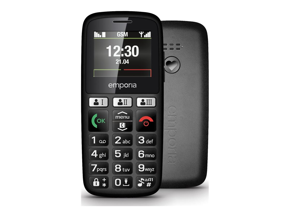 Emporia emporiaHAPPY 30 Years Anniversary Edition Einsteigertelefon 1,81" Schwarz