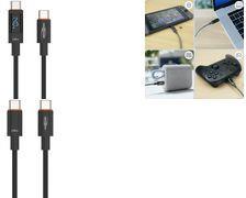 Ansmann USB-C -> S/S 120cm Ladekabel 140W anthrazit - 1,2 m (1700-0176)