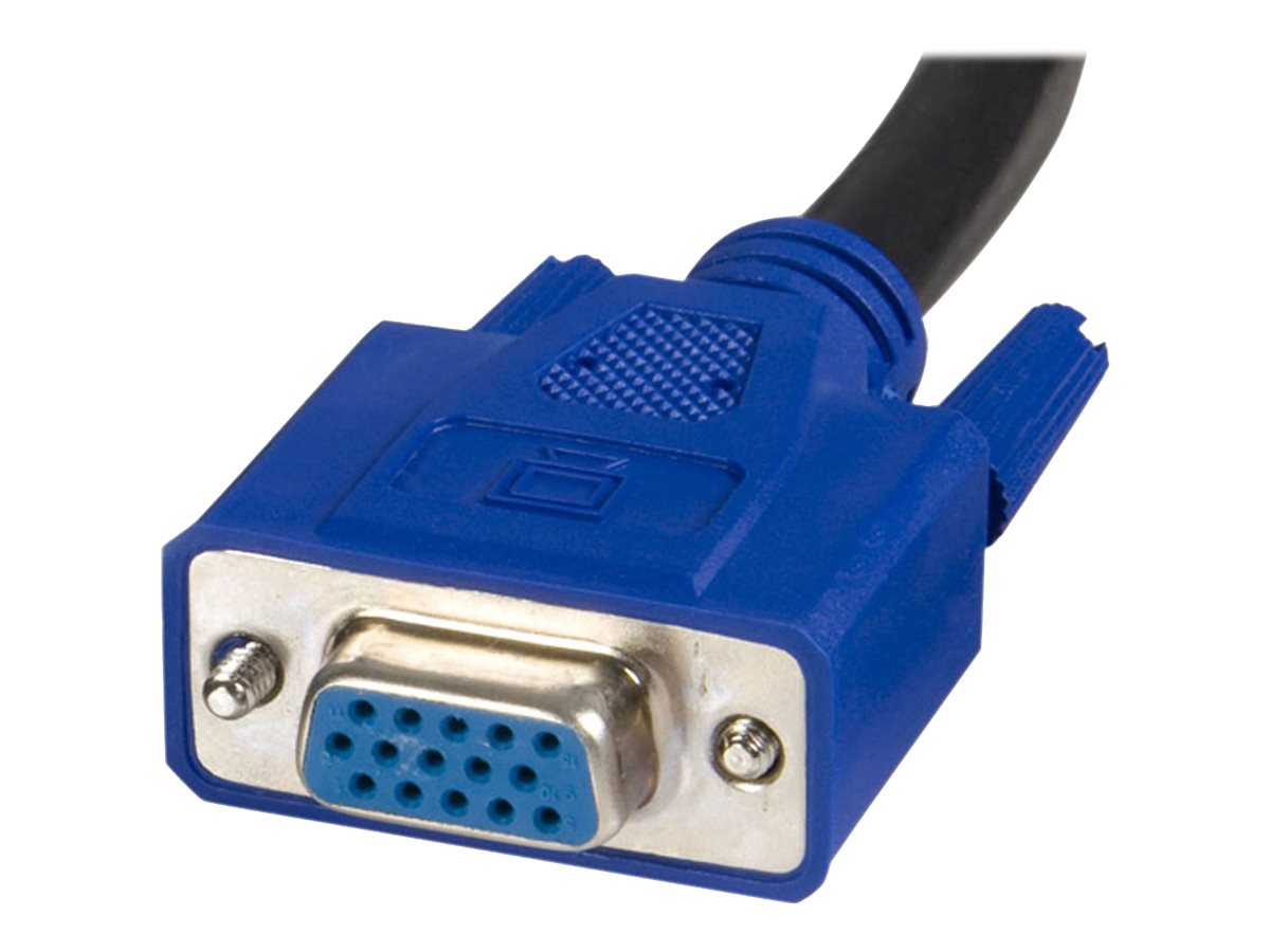 StarTech.com SVUSB2N1_6 KVM-Kabel USB VGA 1,8 m Schwarz
