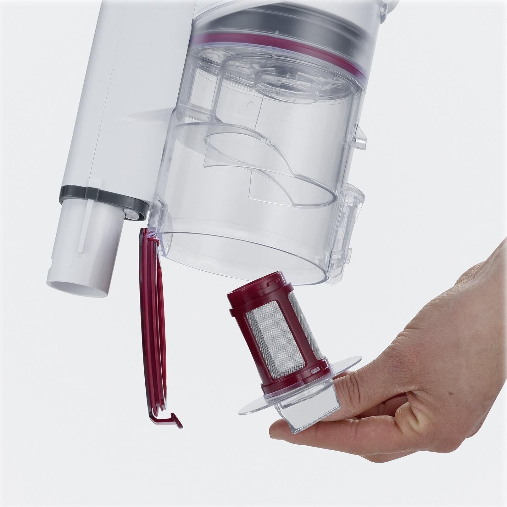 SEVERIN S'POWER HV 7152 Akku-Stabstaubsauger 120 W 22,2 V 40 min Weiß/Rot