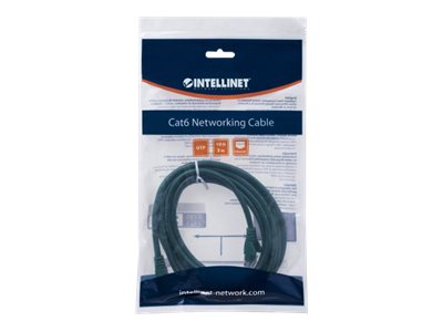 Intellinet Cat6 U/UTP Patchkabel 5 m RJ-45 Grün