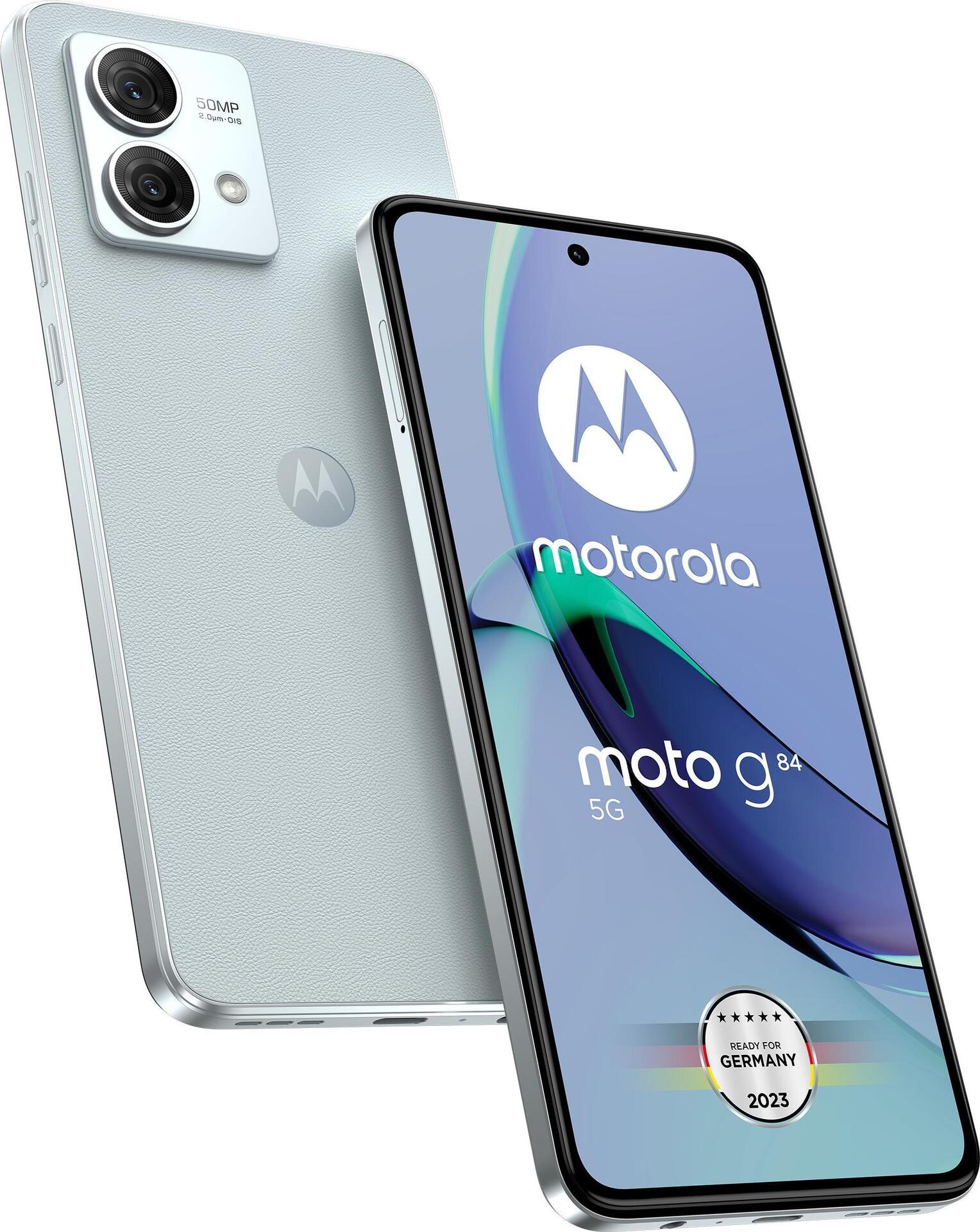 Motorola Moto G PAYM0010SE Smartphone 16,6 cm (6.55") Dual-SIM Android 13 5G USB Typ-C 12 GB 256 GB 5000 mAh Blau (PAYM0