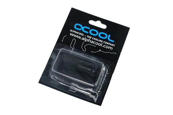 Alphacool HF 13mm Schlauchanschluss G1/4 mit O-Ring "FatBoy" Deep Black