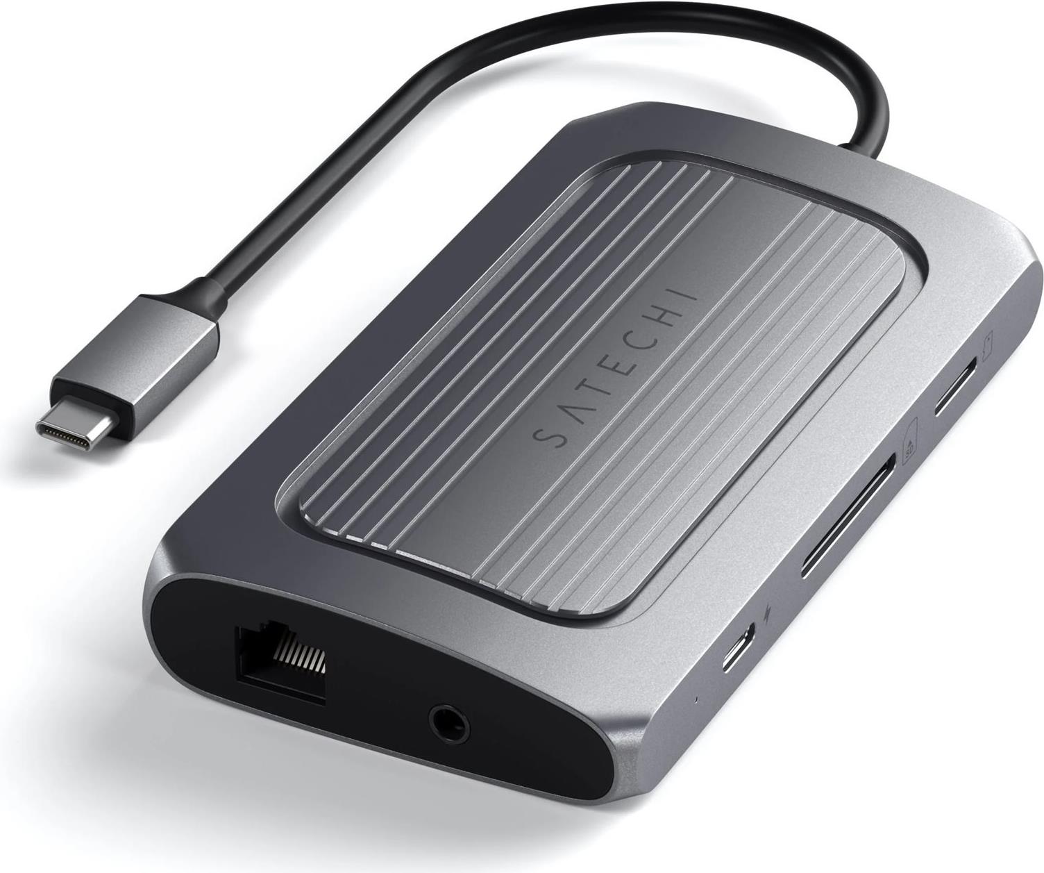 Satechi Dockingstation ST-U4MA3M USB-C HDMI Grau