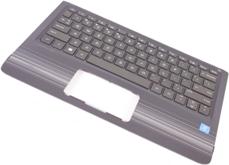 HP 856071-041 Notebook-Ersatzteil Gehäuse-Unterteil+Tastatur (856071-041)