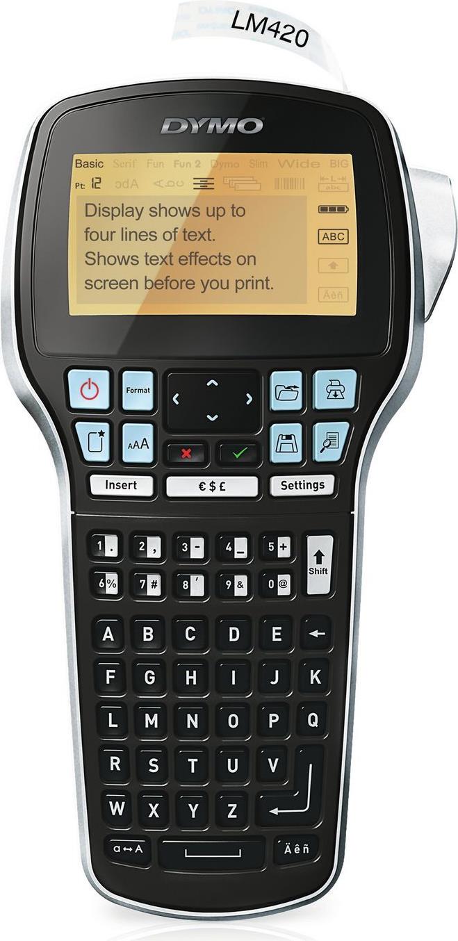 DYMO LabelMANAGER 420P Etikettendrucker 180 dpi Schwarz, Grau