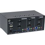 InLine 63652I Tastatur/Video/Maus (KVM)-Switch Schwarz (63652I)