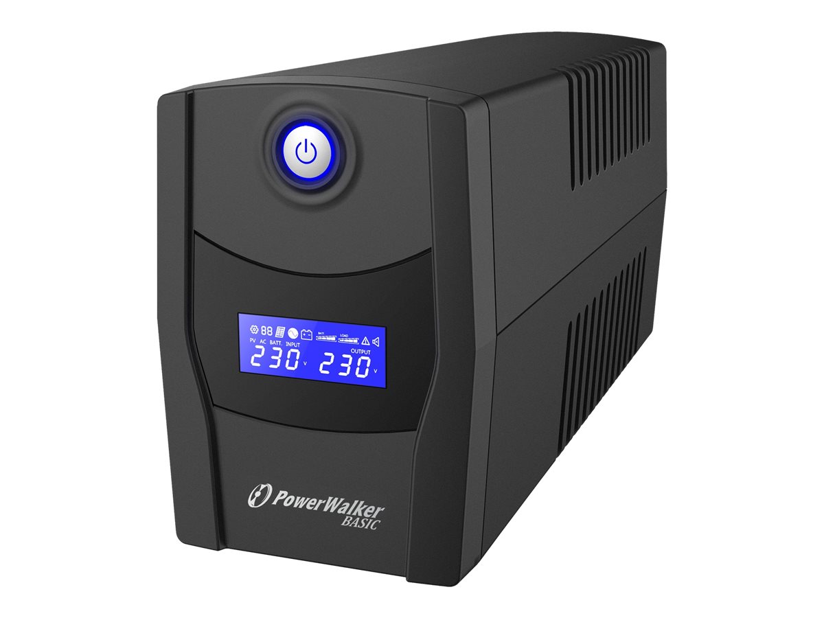 PowerWalker Basic VI 800 STL USV Line-Interaktiv 800 VA 480 W Tower Schwarz