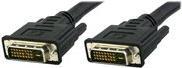DVI-D Dual-Link Anschlusskabel Stecker/Stecker, schwarz, 0,5 m Hersteller: Techly (ICOC-DVI-8105)